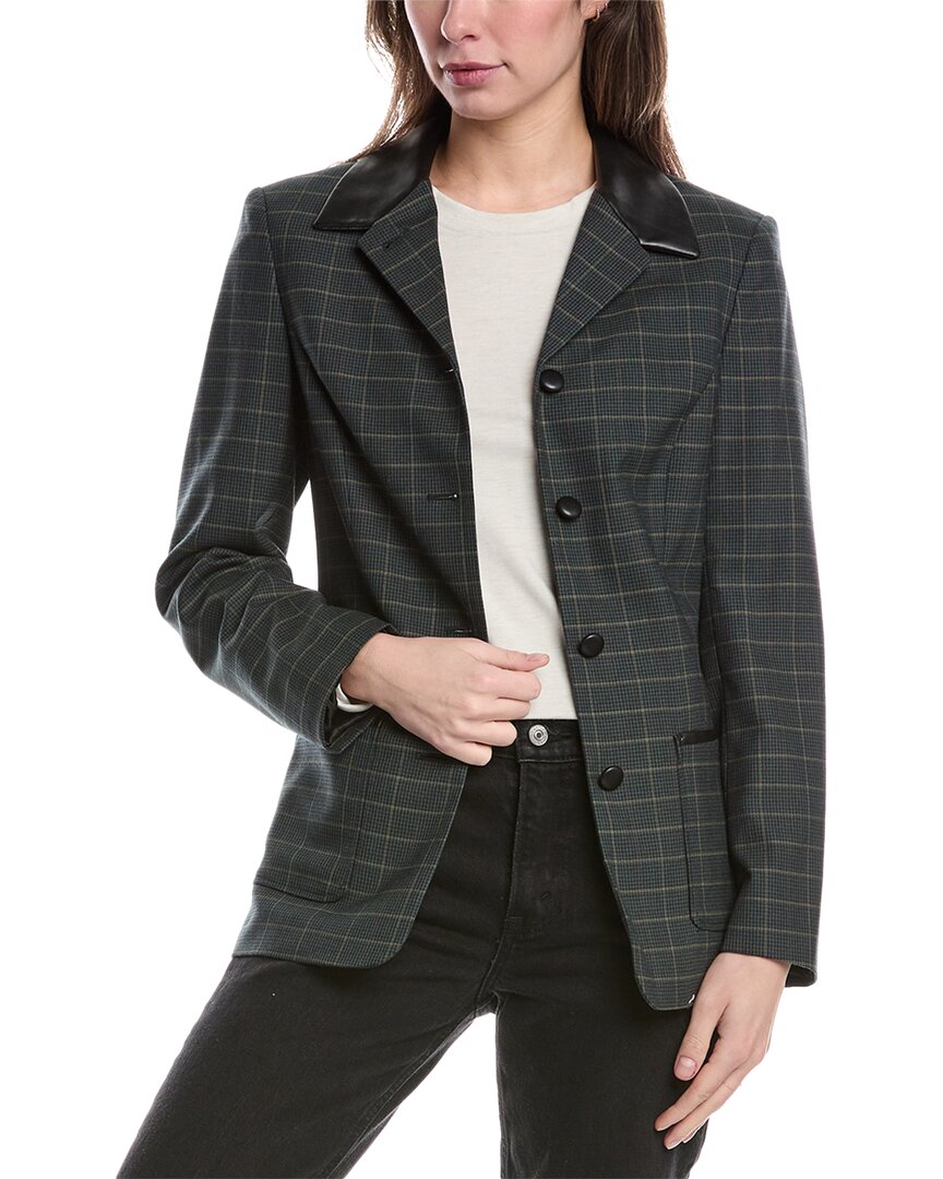

Блейзер из шерстяной смеси от Drew rag & bone, зеленый
