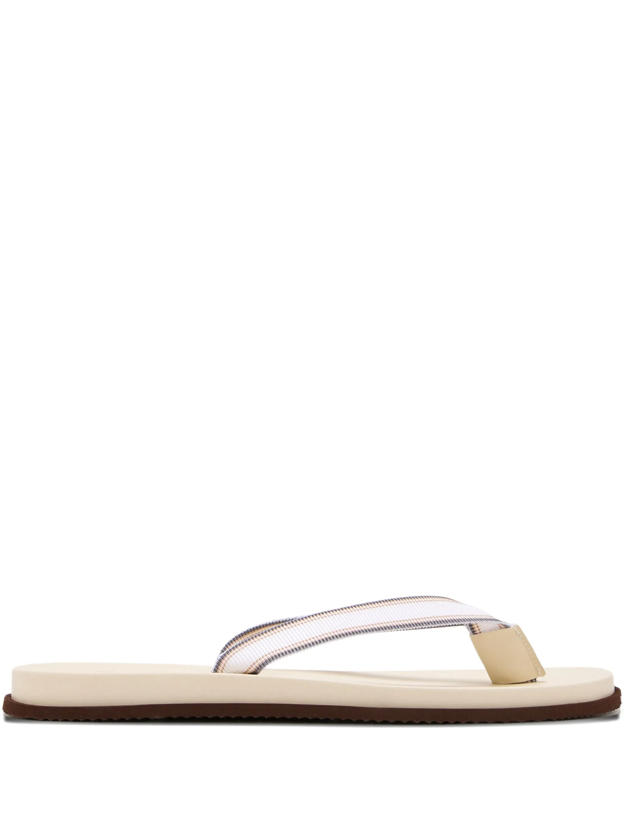 

Сандалии в полоску Brunello Cucinelli, нейтральный