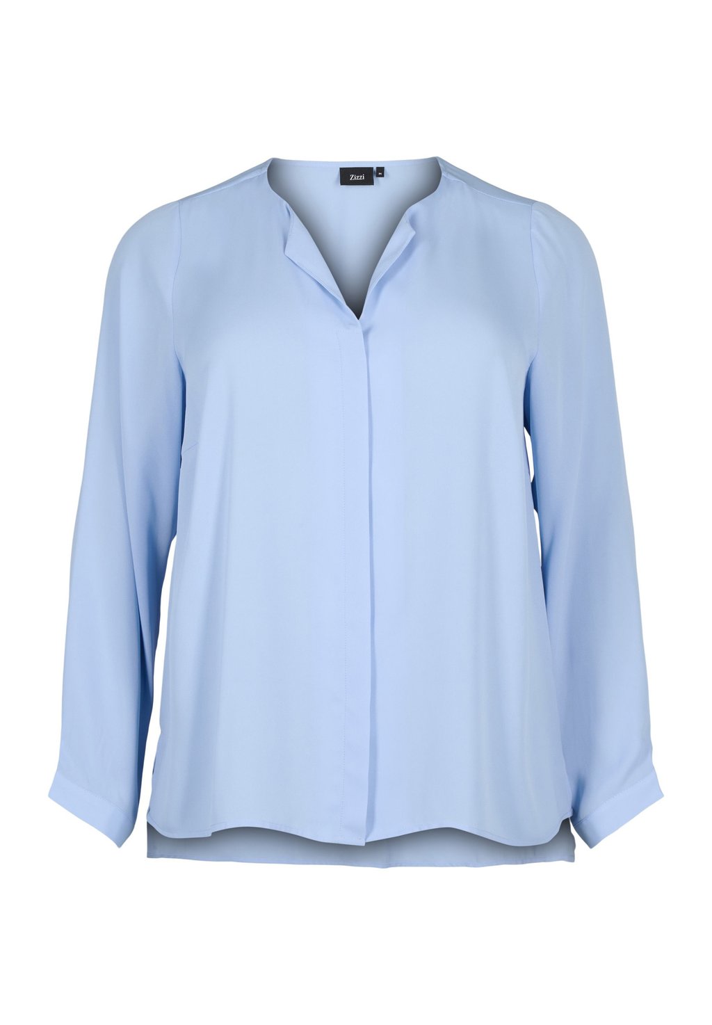 

Блуза SOLID WITH V-NECK Zizzi, пестрый светло-голубой