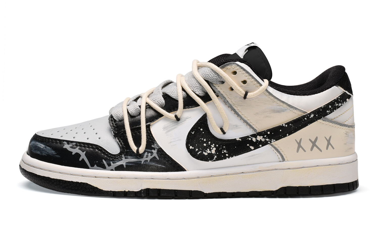 

Кроссовки для скейтбординга Dunk женские с низким верхом, белые/черные/чистая платина/университетское золото Nike, Черный, Кроссовки для скейтбординга Dunk женские с низким верхом, белые/черные/чистая платина/университетское золото Nike