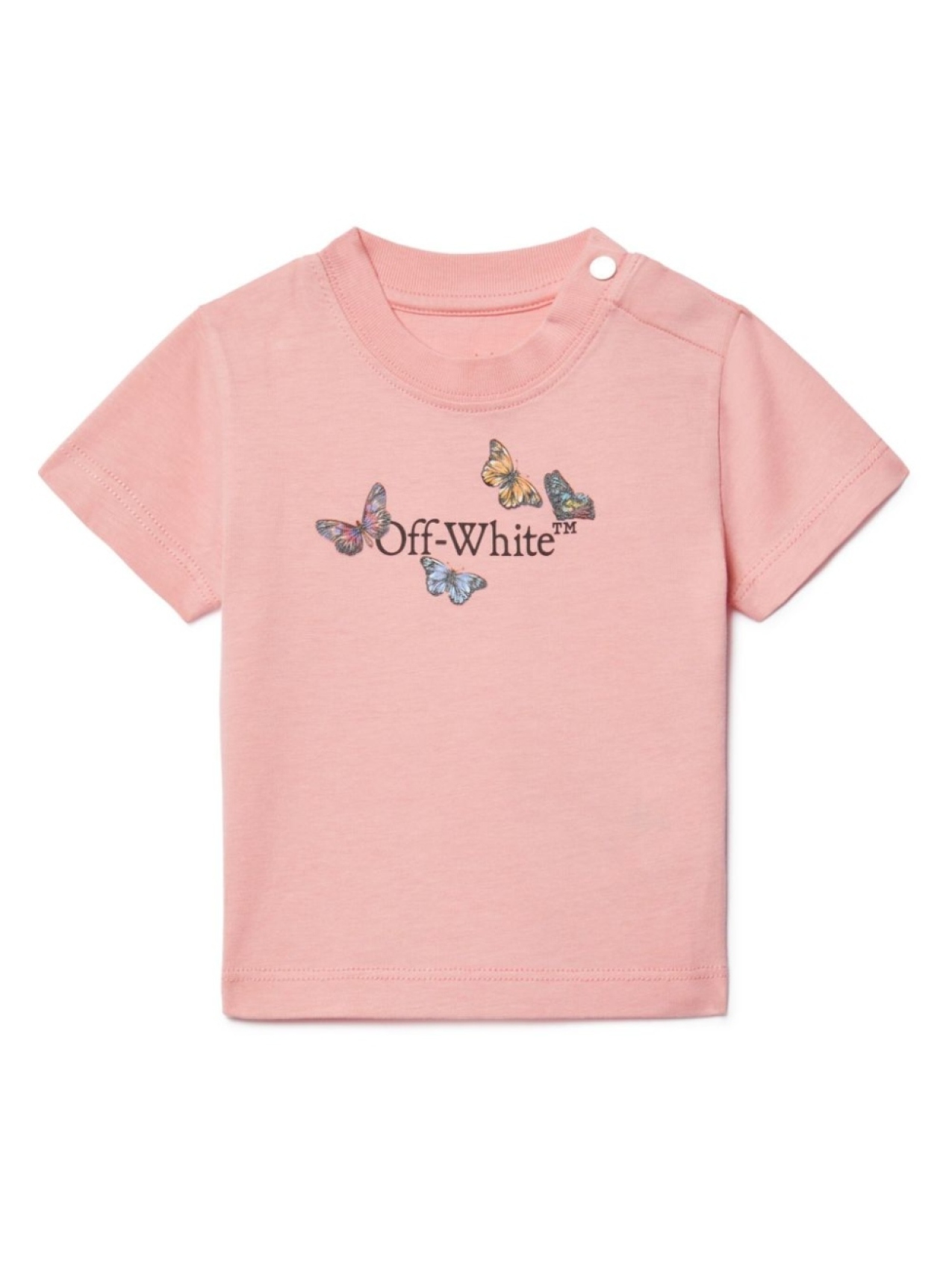 

Футболка Butterfly Off-White Kids, розовый