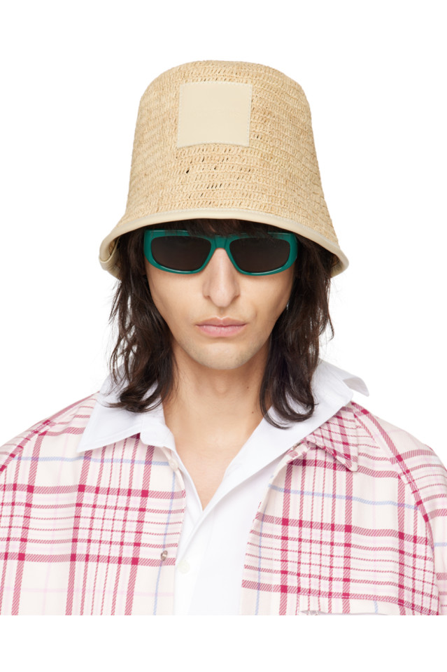 

Классическая ведрочная шляпа 'le bob soli' Jacquemus, цвет ivory