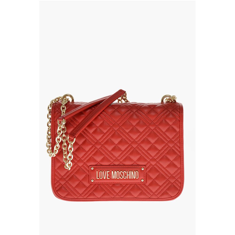 

Красная полиэтиленовая сумка через плечо Moschino, Red