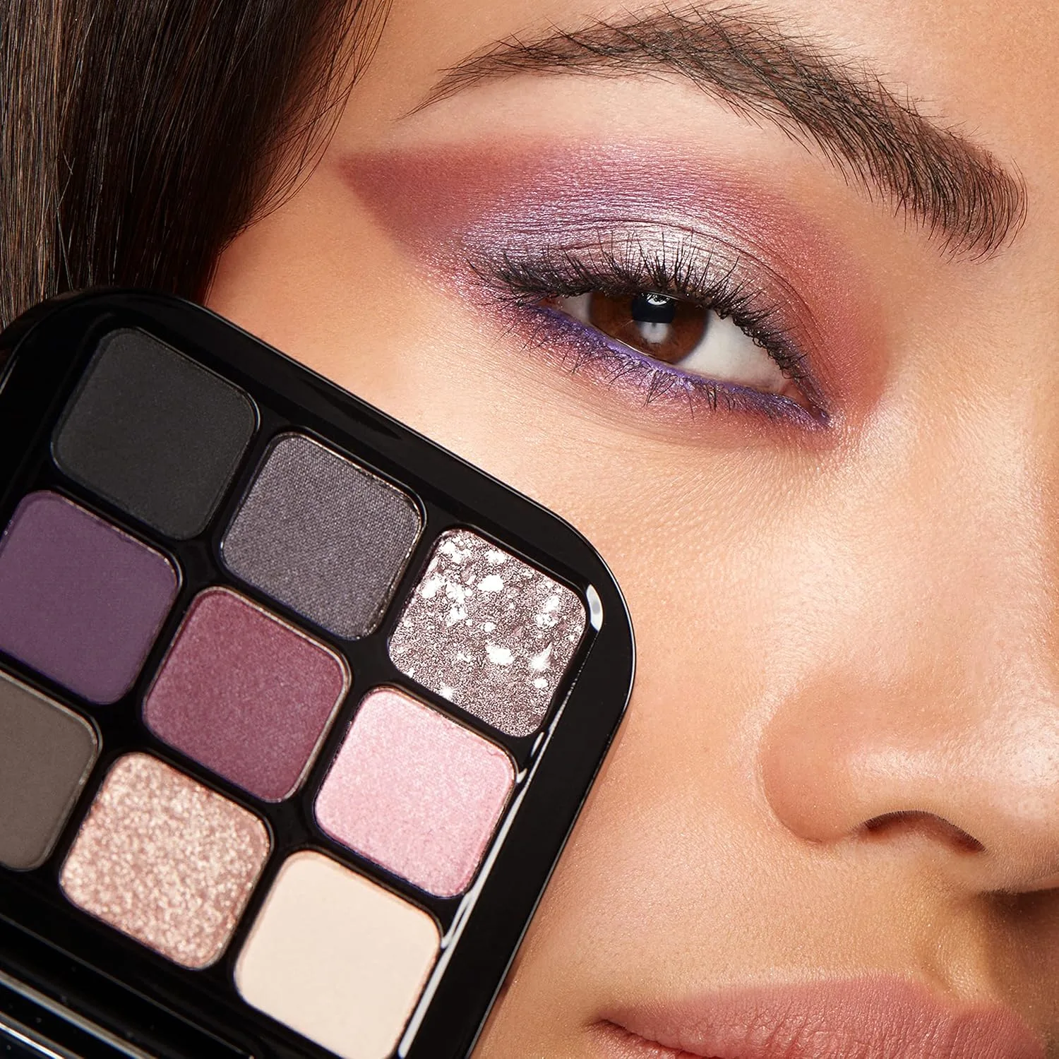 Палитра теней для век KIKO Milano Glamour Multi Finish | 9 теней с разным финишем, 04 Mauve Selection — фото 3