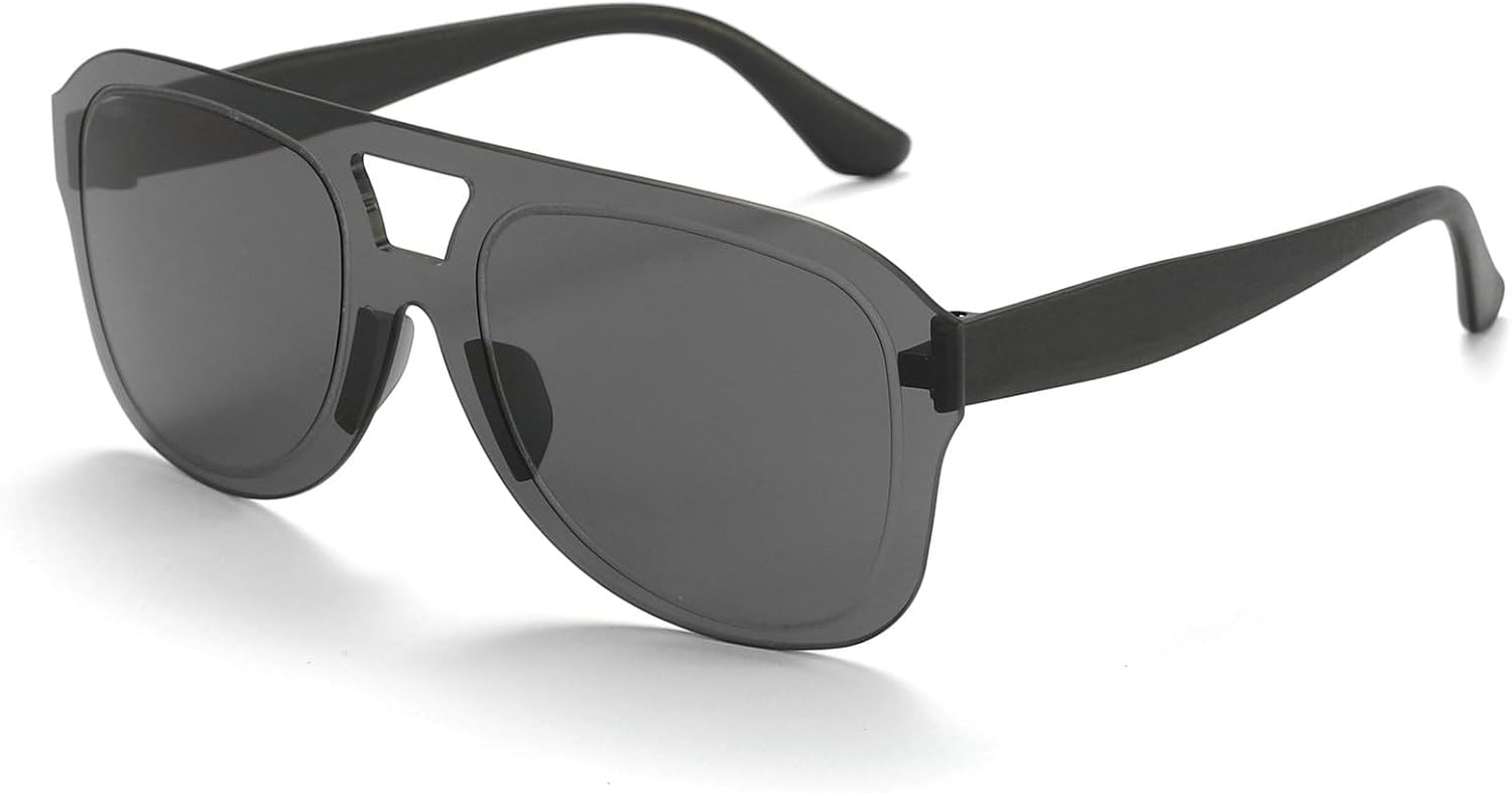 

Овальные солнцезащитные очки-пилот для женщин 2025 года, роскошные винтажные безободковые солнцезащитные очки с градиентным переходом, модные очки для вождения для мужчин, защита от УФ-излучения UV400 mincl, C2