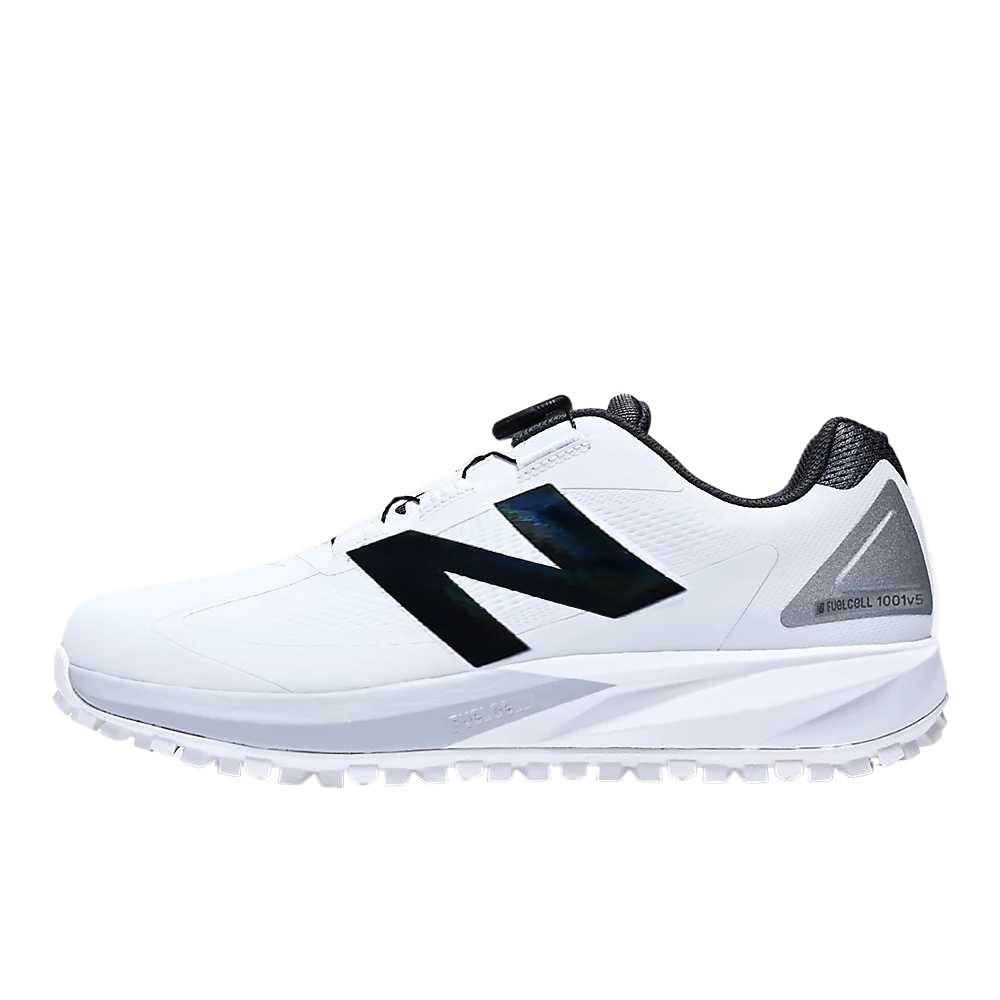 New Balance Низкие кроссовки для гольфа NB FuelCell 1001, унисекс, белые, ширина 2E