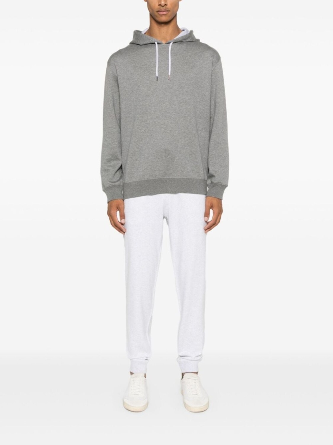 

Brunello Cucinelli худи из джерси, серый