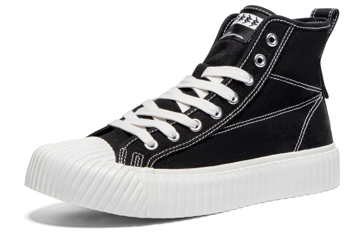 

Кроссовки Kappa Skateboarding Shoes Unisex High-top Black/white, черный