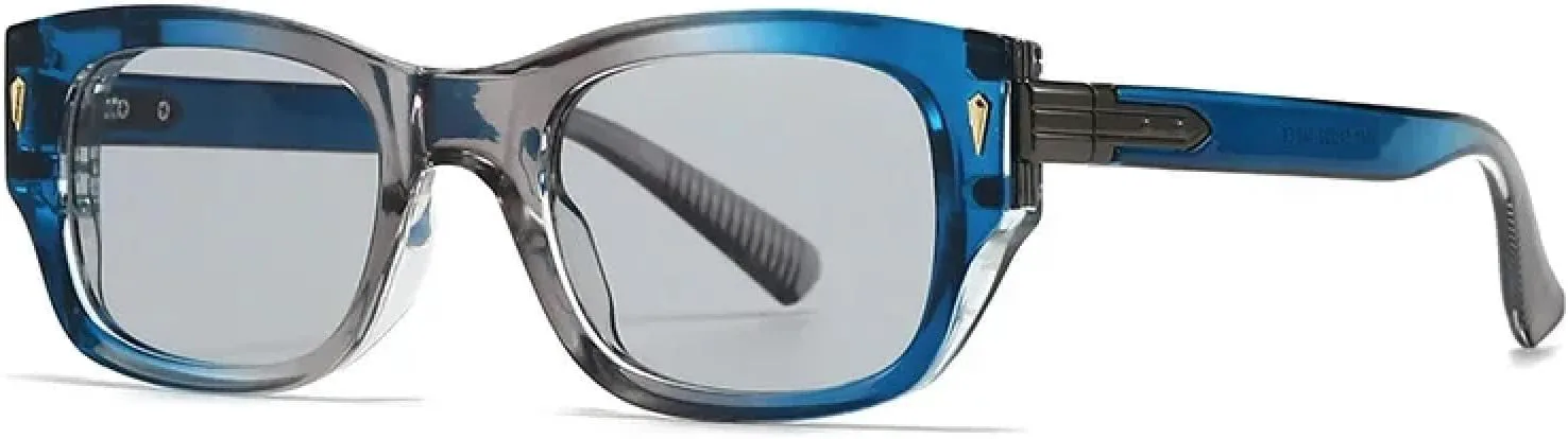 

Солнцезащитные очки с защитой от УФ-излучения UV400 | Rivet Punk | Для женщин и мужчин, для занятий спортом на открытом воздухе и вождения DSVIGF, Blue Light Gray