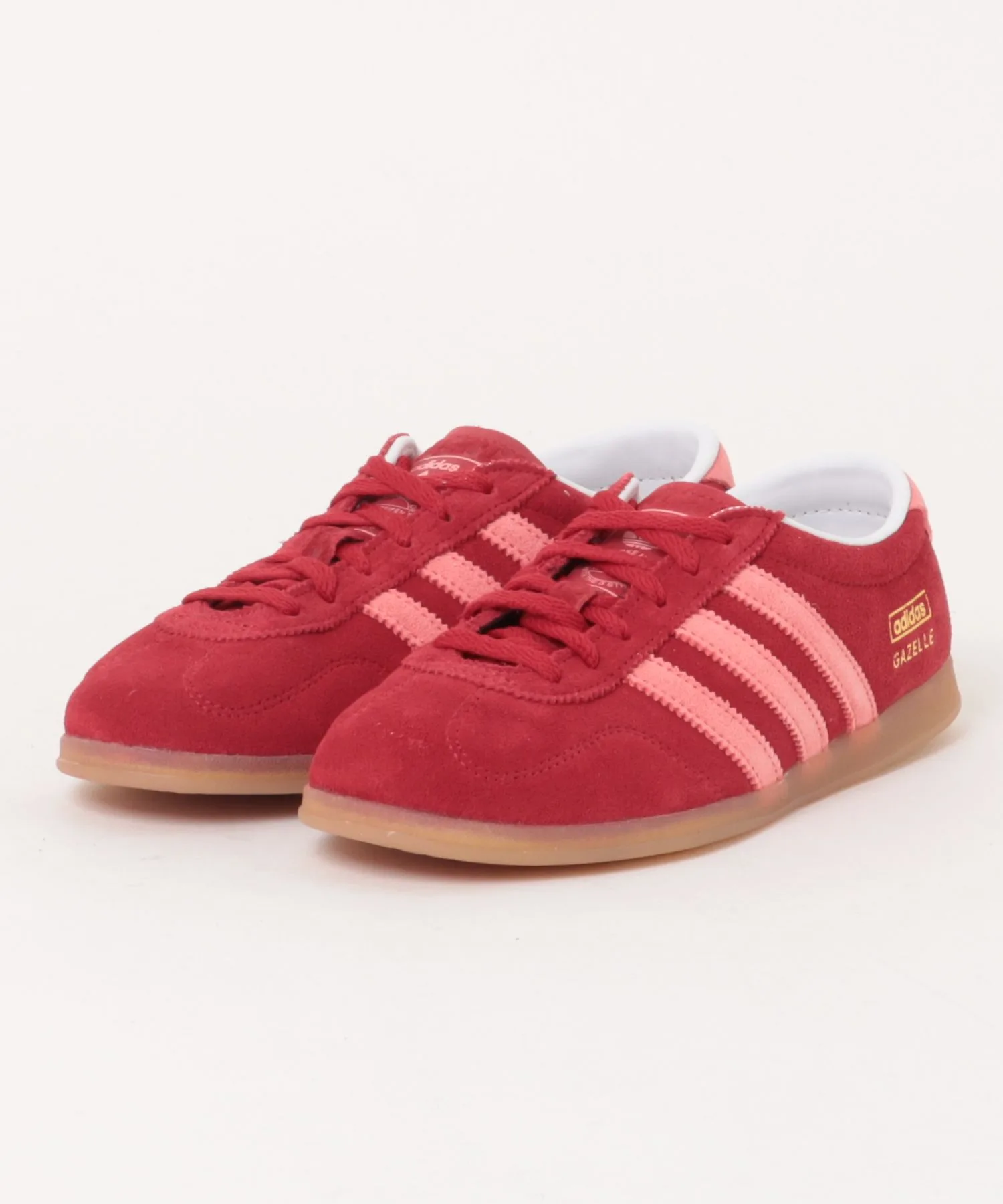 Мужские замшевые кеды Gazelle Lo Pro adidas красные