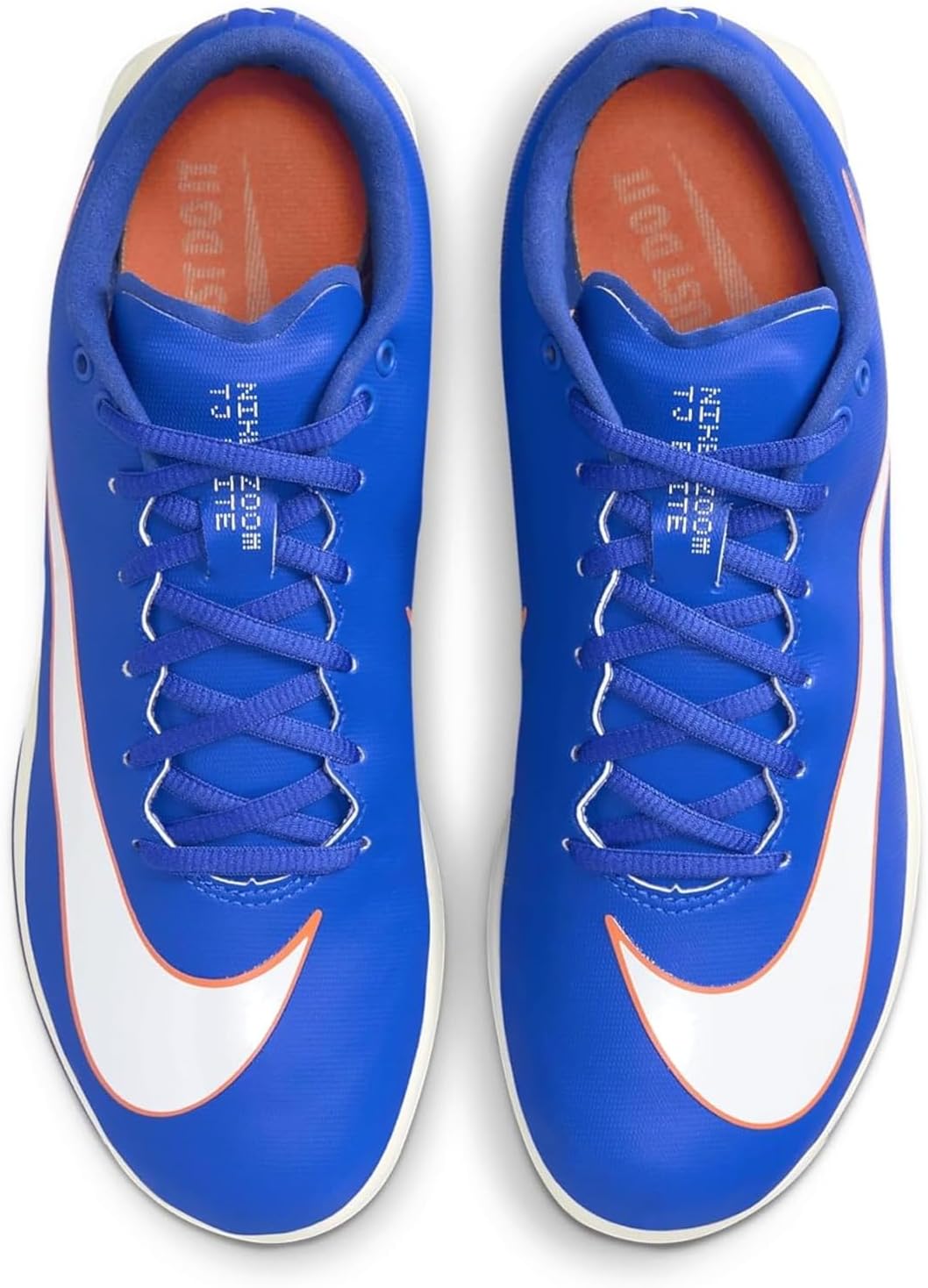Унисекс бутсы Triple Jump Elite 2 (101 - Белый/Черный/Оранжевый/Гипер-розовый) Nike, Racer Blue/Safety Orange/White — фото 4