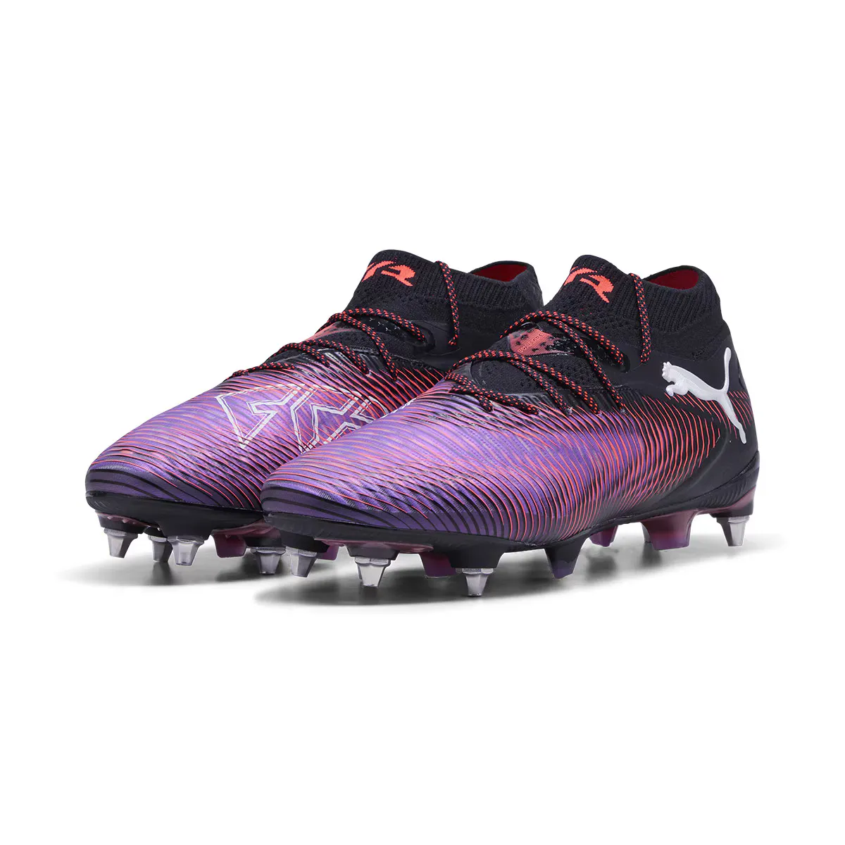 Футбольные бутсы мужские Puma Future 8 Ultimate MxSG, чёрный — фото 2