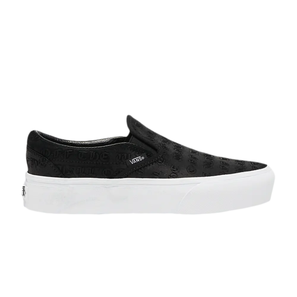 

Кроссовки Classic Slip-On Platform Vans, черный