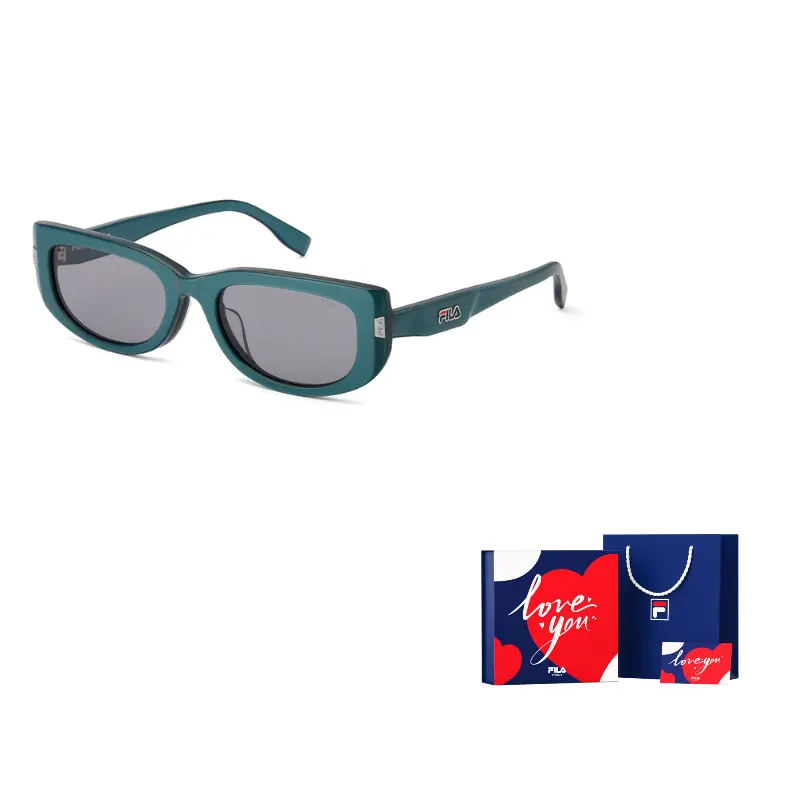 

FILA Прямоугольные солнцезащитные очки с пластиковой оправой Unisex, 04GT Jasper