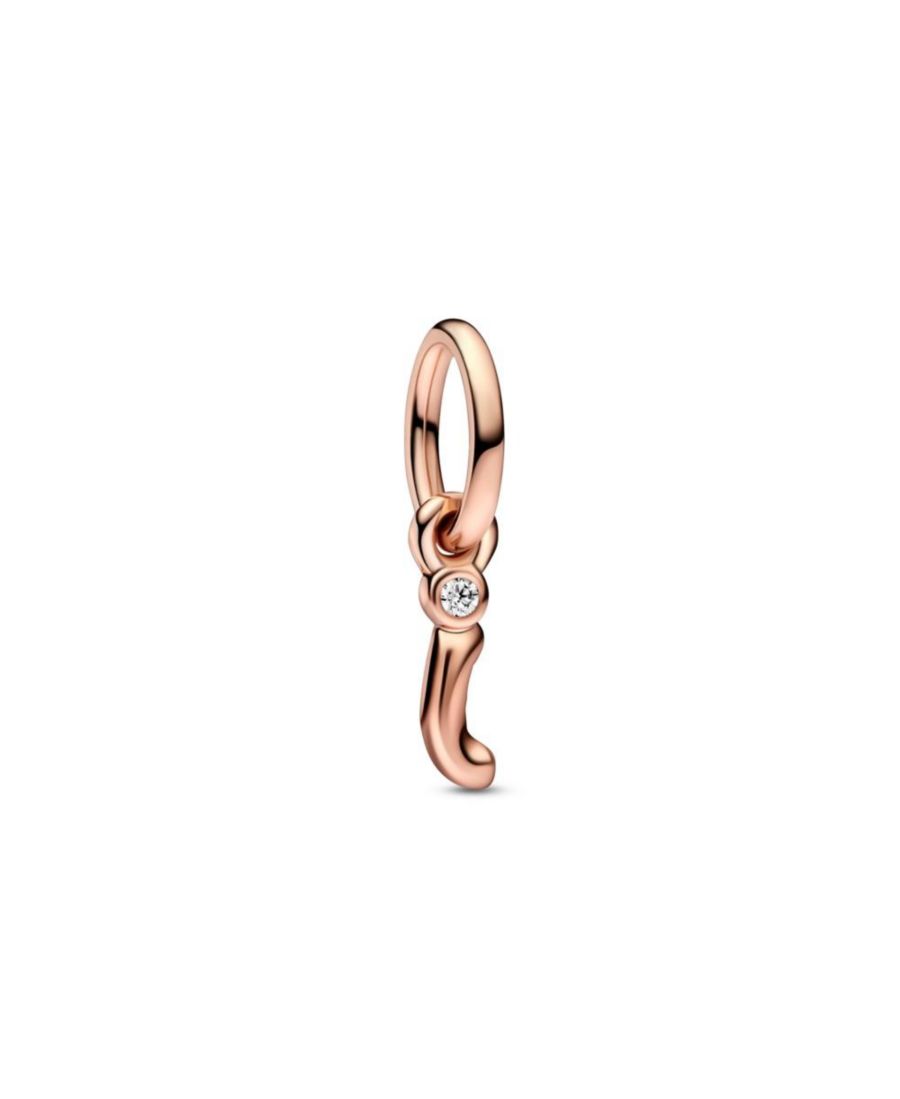 

Подвеска в виде буквы алфавита, покрытая розовым золотом 14 карат Pandora, Rose Gold - I