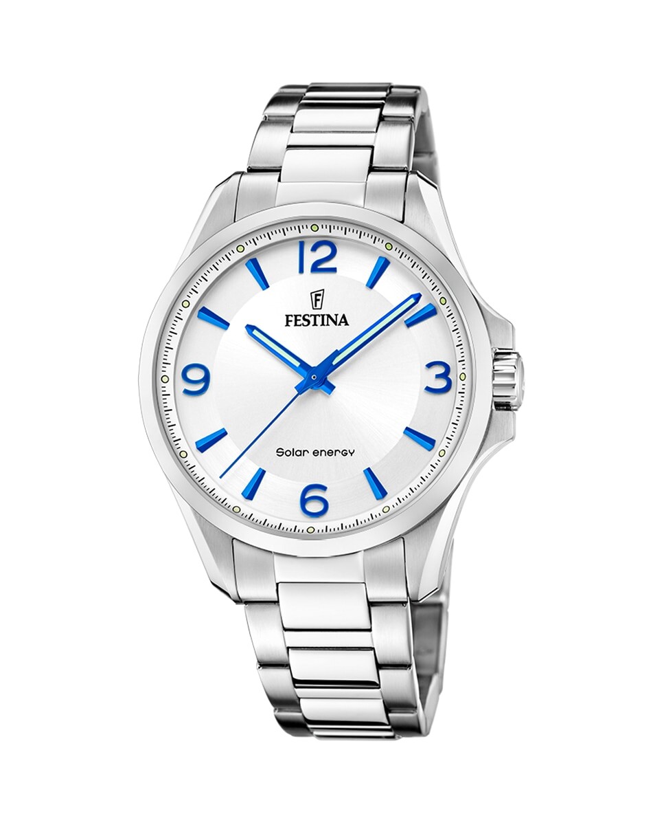 

F20656/1 Petite мужские часы из серебряной стали Festina, серебро