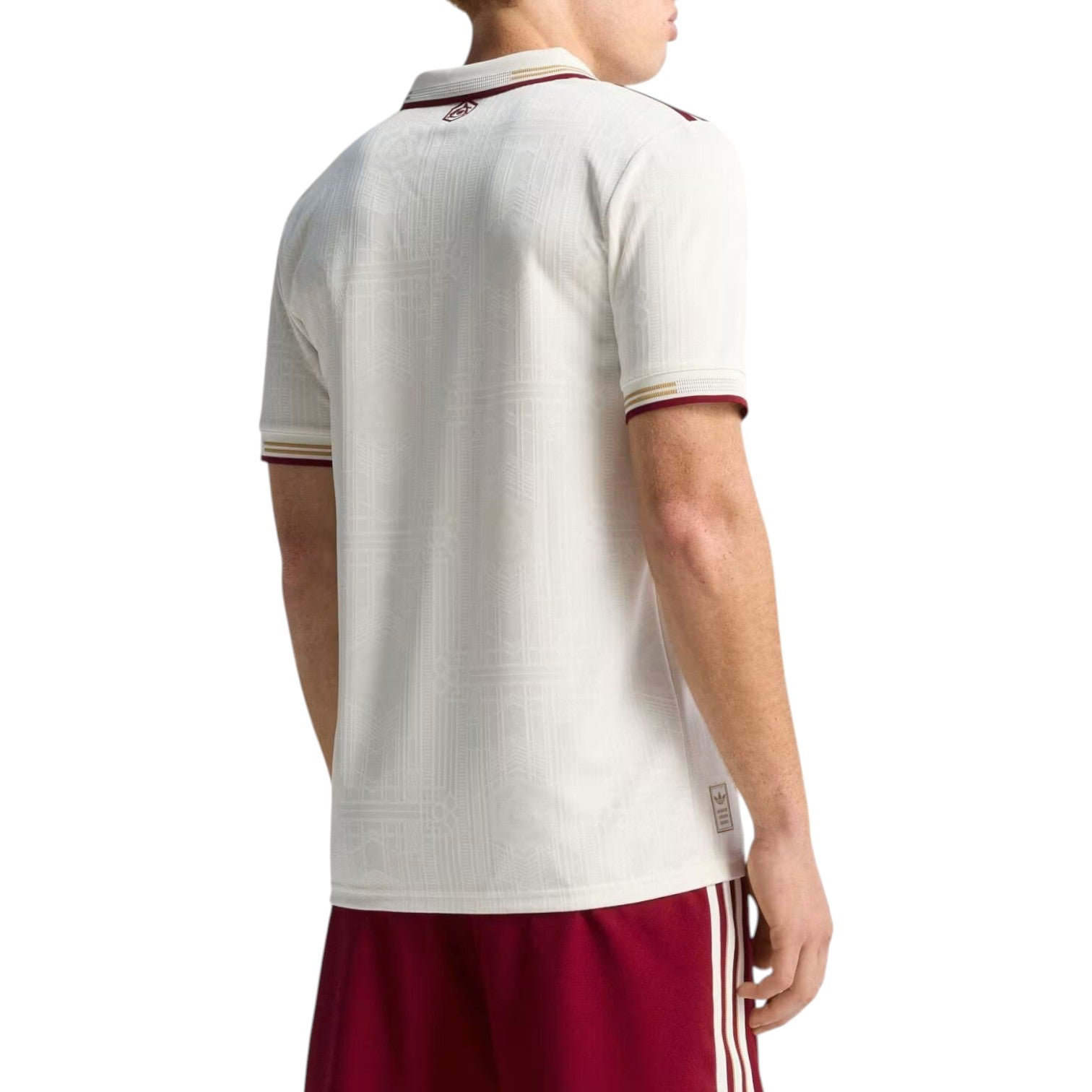 Футболка Adidas x Arsenal 25/26 Third Authentic Short Jersey Slim Fit 'Cloud White' — фото 4