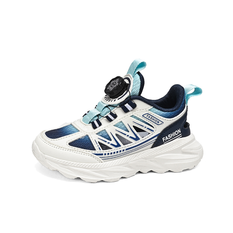 

Кроссовки Anti Kick Lightweight Shock Absorbers Breathable Slip Resistant Low Top Kids Lifestyle Shoes Teenagers TROADLOP, белый/синий