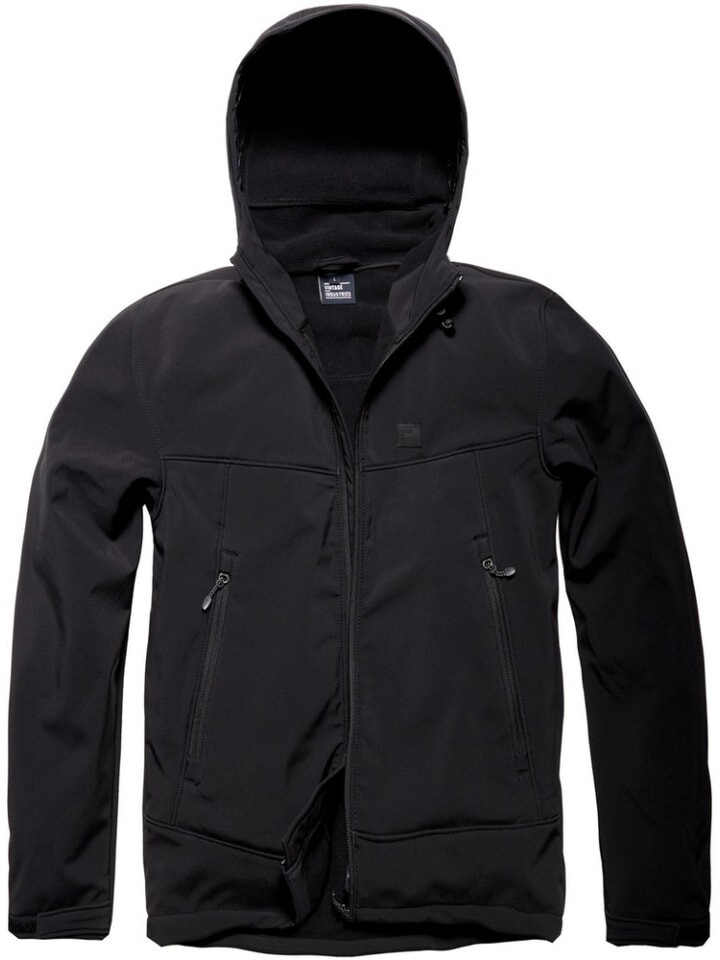 

Куртка софтшелл Vintage Industries Softshelljacke, черный