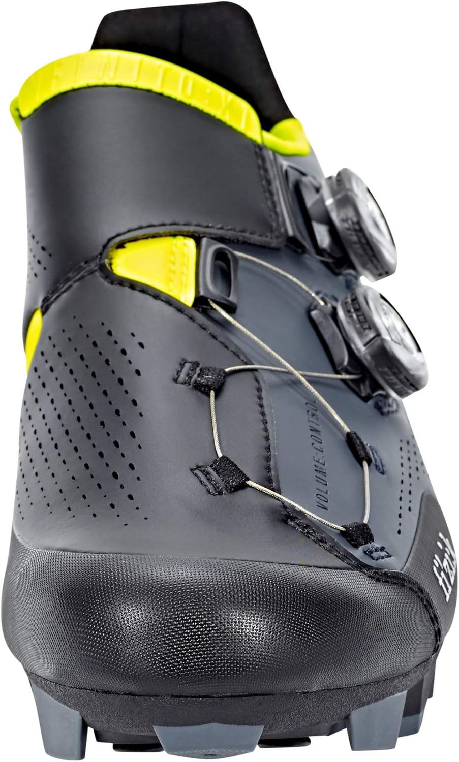Велосипедные туфли Fizik X1 Infinite BOA MTB, серый/желтый — фото 2