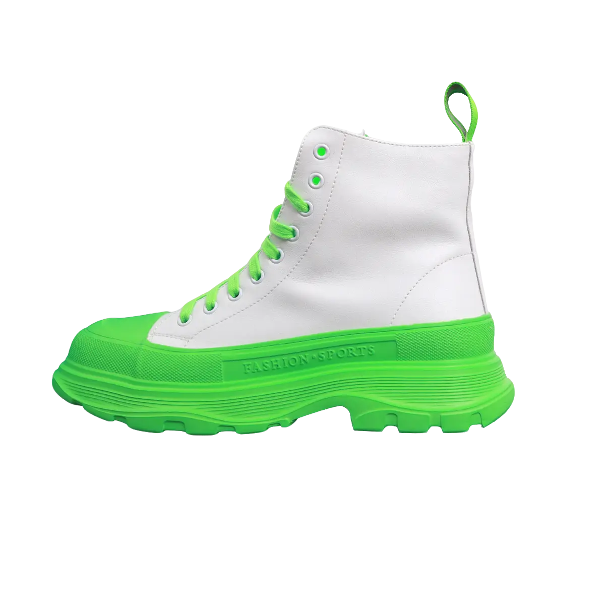 

Banas Коллаборация X UCOC Высокие кеды мужские бело-зеленые, цвет White Green