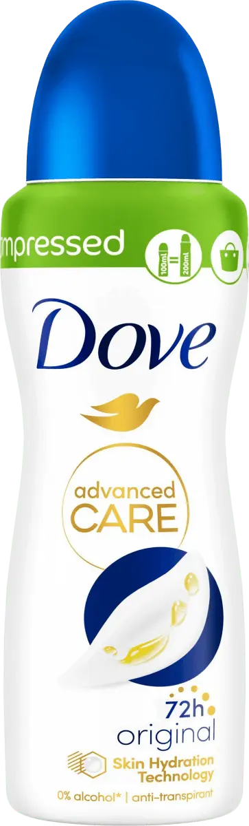 

Антитранспирант Деоспрей Advanced Care Original Compressed 100мл Dove