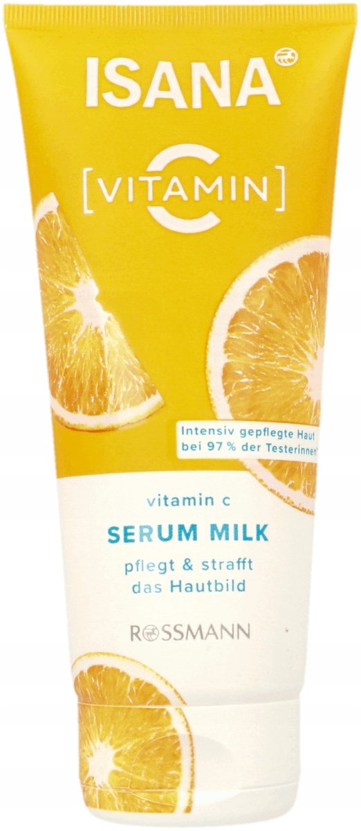 

ISANA VITAMIN C BODY MILK SERUM С ВИТАМИНОМ Inna marka