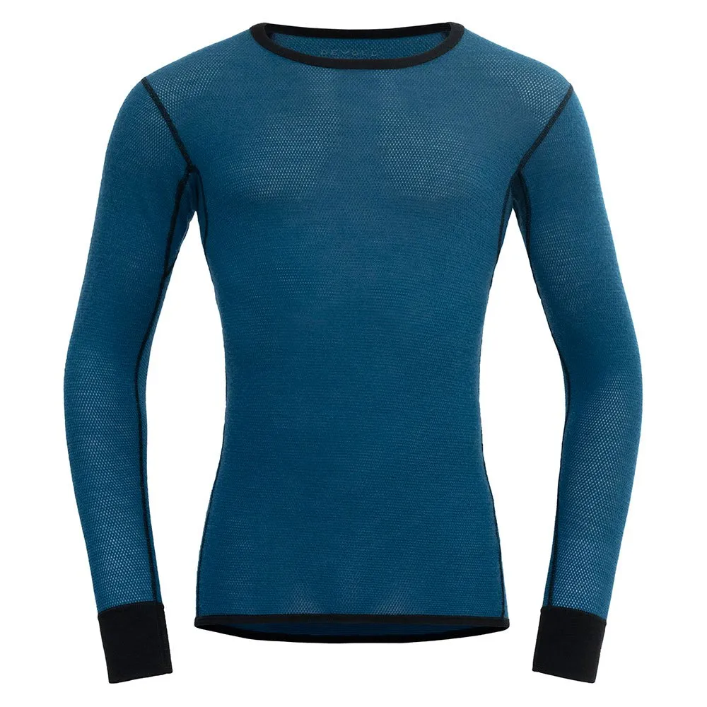 

Лонгслив DEVOLD OF NORWAY Wool Mesh 190, синий