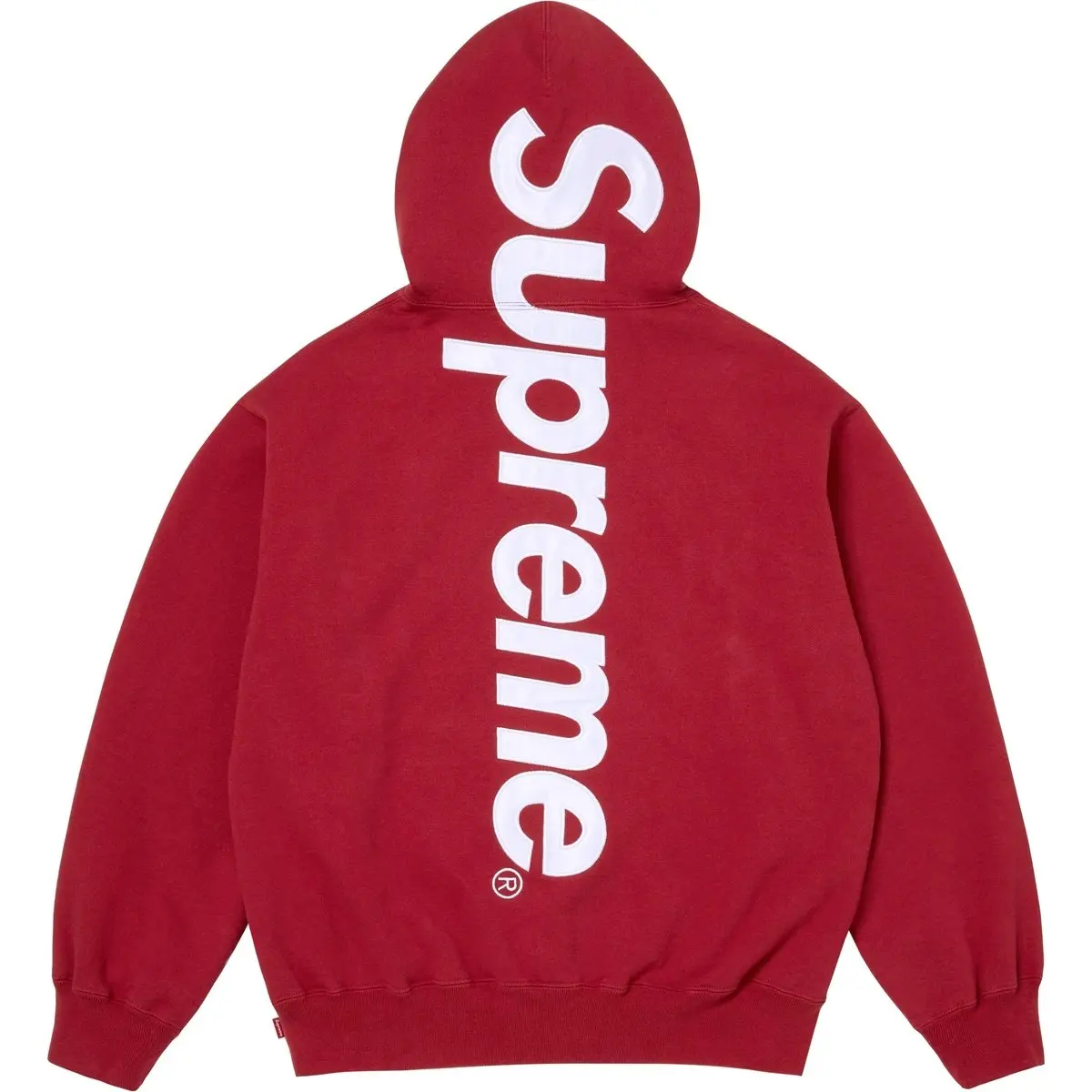 

Сатиновая худи с аппликацией FW24 Supreme, красный