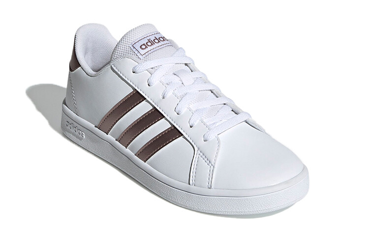 GRAND COURT Kids Скейтбординг Кроссовки Детские низкие белые/коричневые Adidas Neo — фото 3