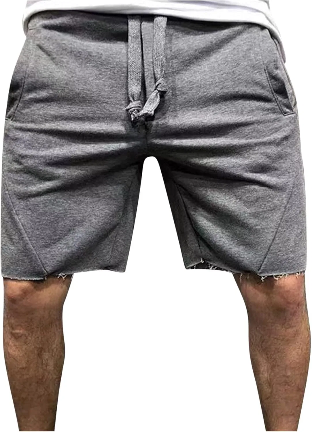Шорты спортивные мужские, Polyester, серый