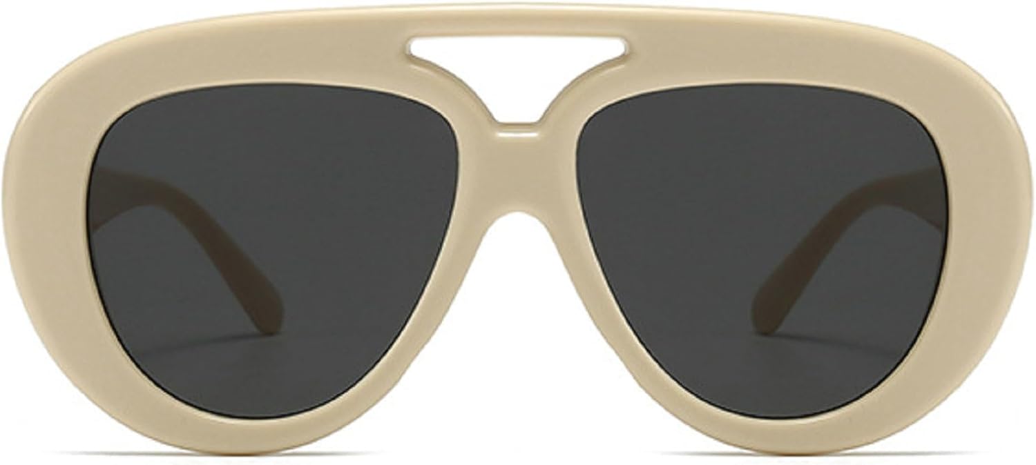 

Ретро-солнцезащитные очки-пилот для женщин, модные, с двойной перемычкой, градиентные, с защитой от УФ-излучения UV400, трендовые солнцезащитные очки для мужчин mincl, C9