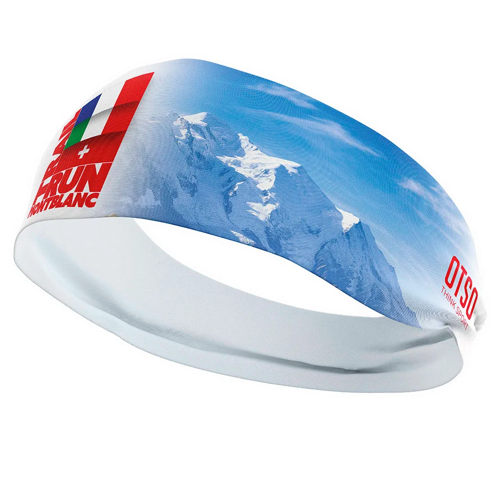 

Повязка на голову Otso Trail Run Montblanc 2024, белый