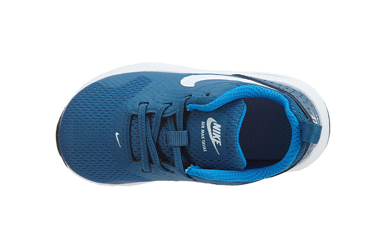 Кроссовки Air Max Tavas Toddler TD Low-top Белый/Королевский синий/Зеленый папоротник Nike — фото 4