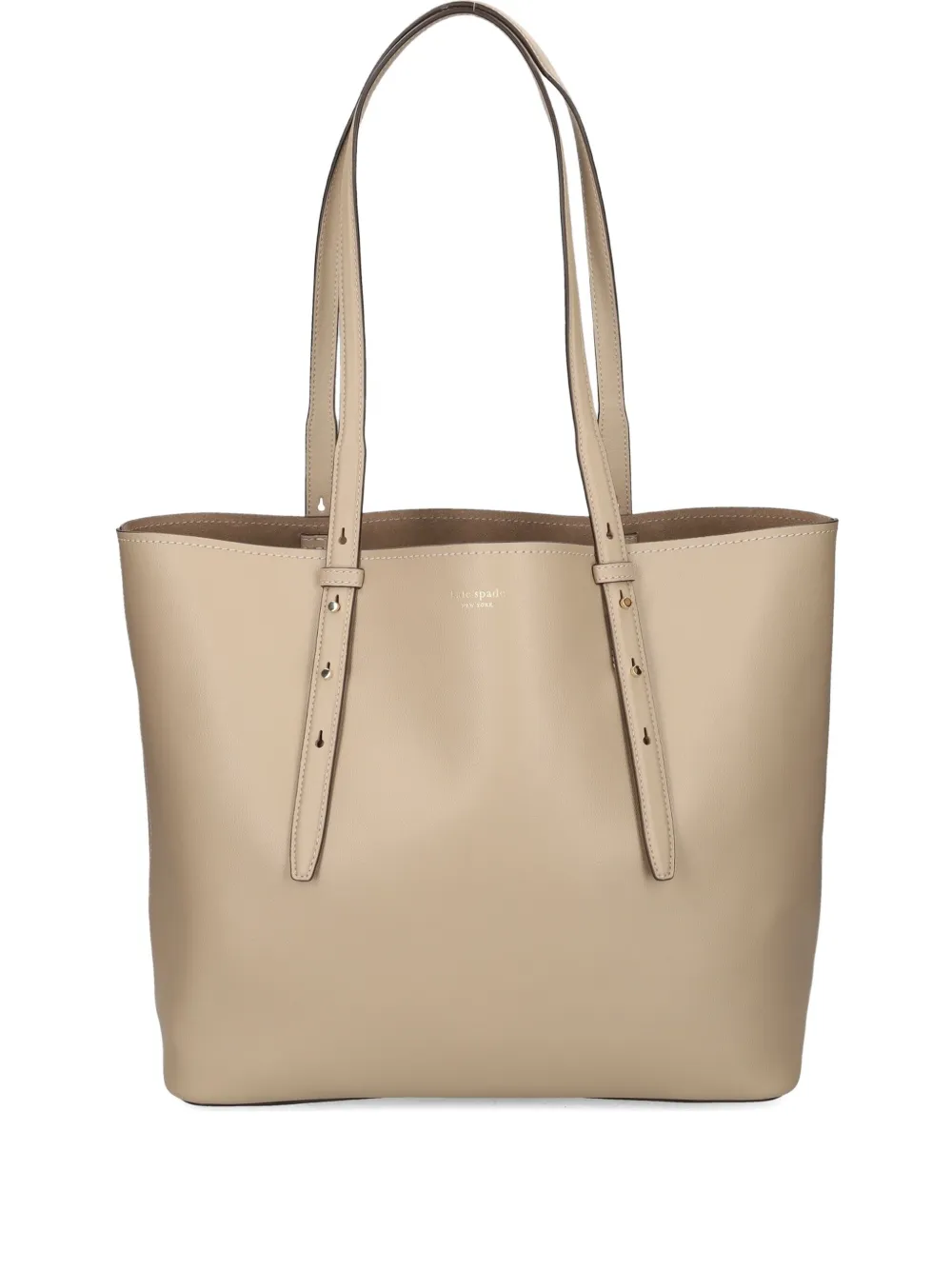 

Кожаная сумка-тоут Kate Spade, нейтральный