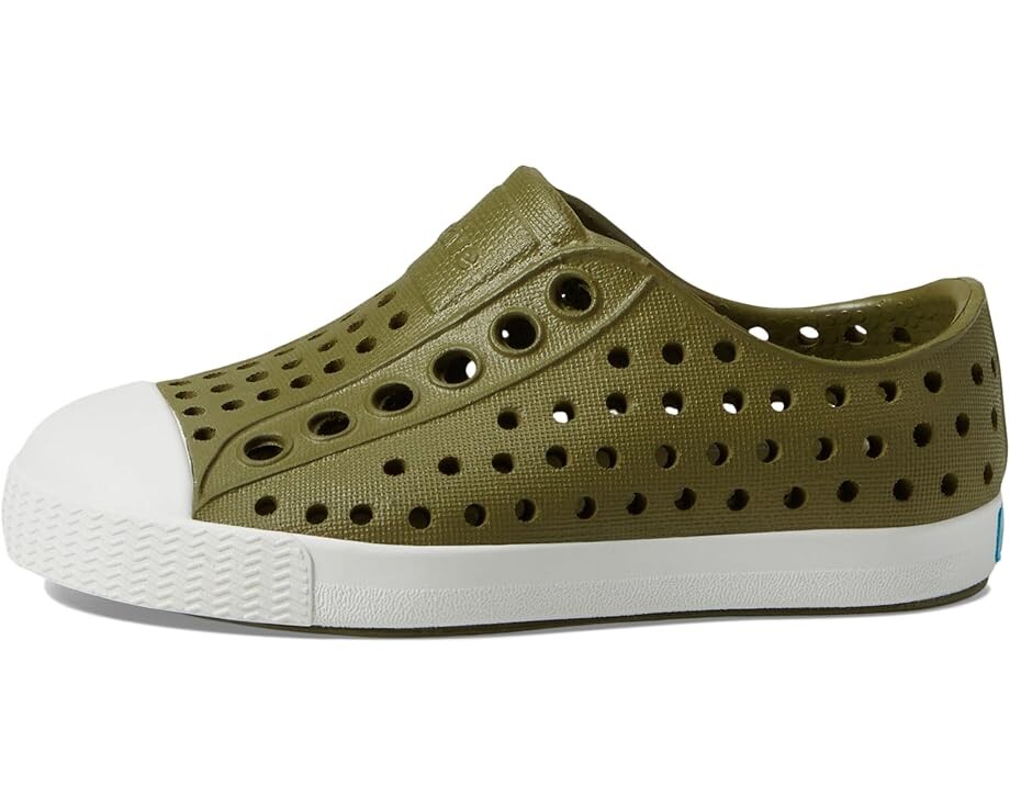 Кроссовки Native Shoes Kids Jefferson, цвет Rookie Green/Shell White — фото 4
