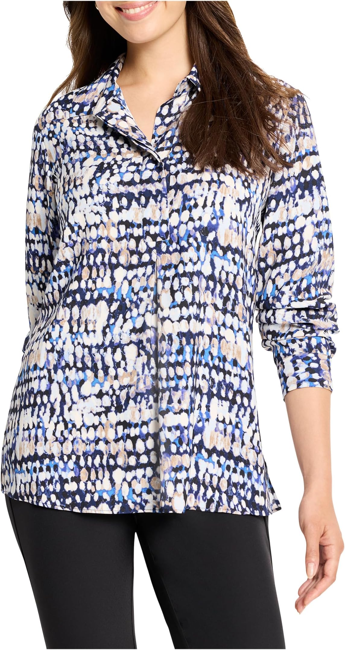 

Топ NIC+ZOE Harvest Dot Top, Blue Multi