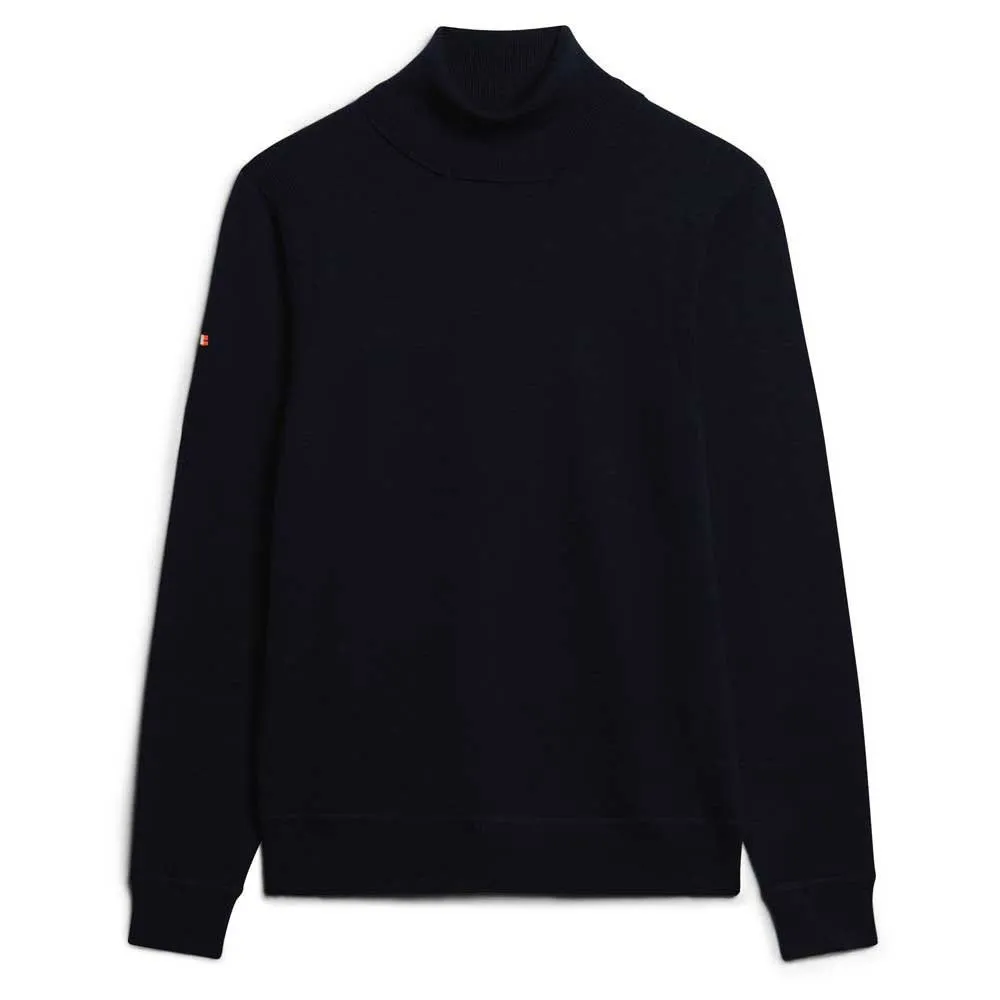 

Свитер Superdry Merino high neck, черный