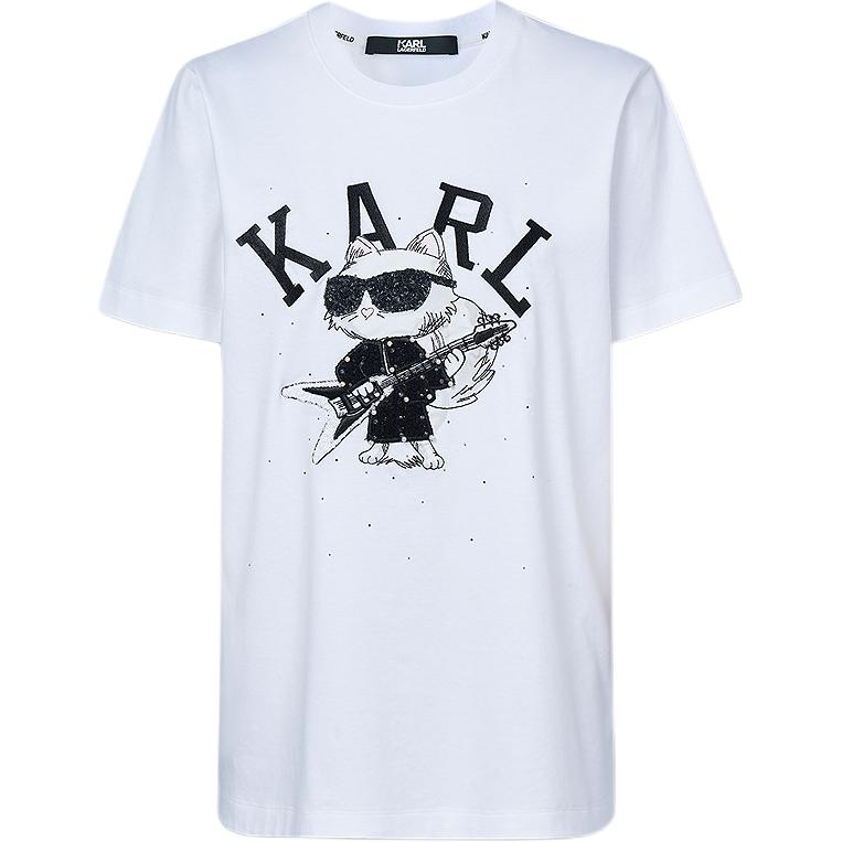 

Футболка KARL LAGERFELD FW25 Regular женская KARL LAGERFELD / Karl Lagerfeld Jeans, белый