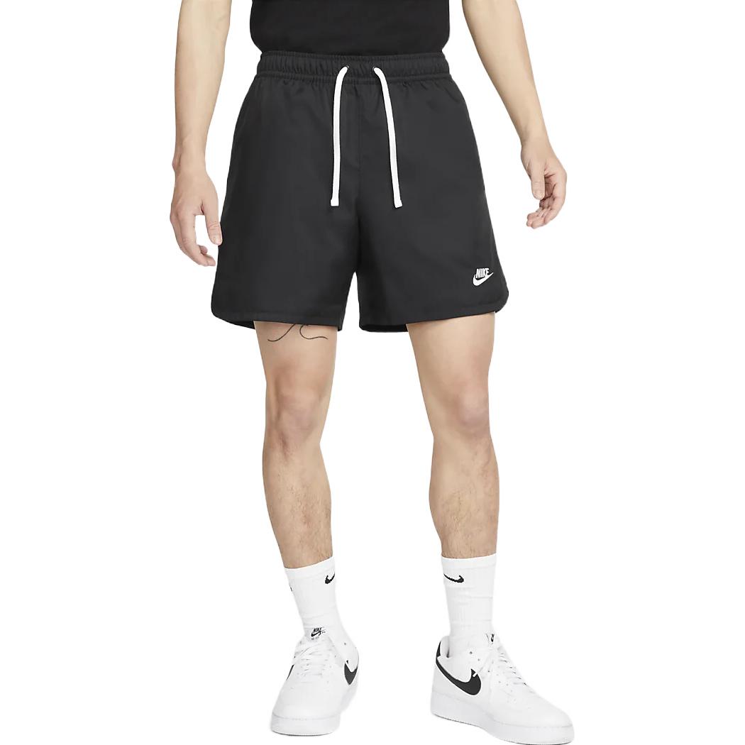 Шорты Men's Nike Sportswear Solid Color Minimalistic Lacing Sports Shorts Black DM6830-010 — фото 3