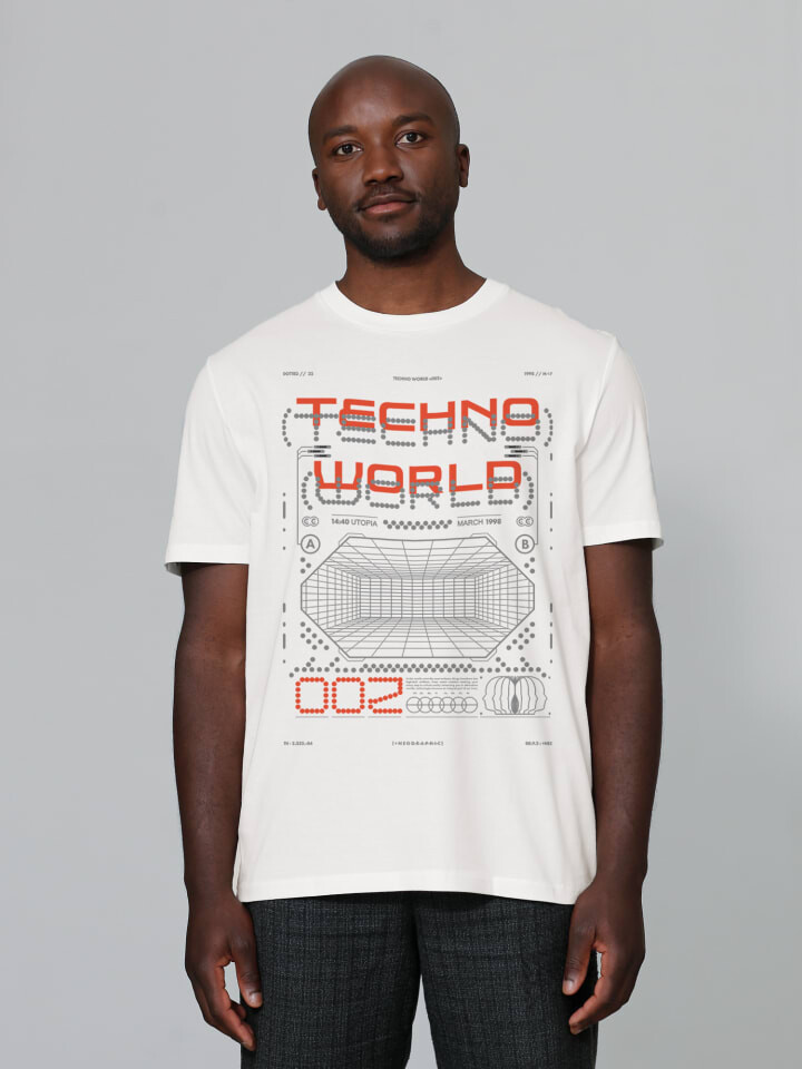 

Футболка wat Apparel T-Shirt Technoworld, белый