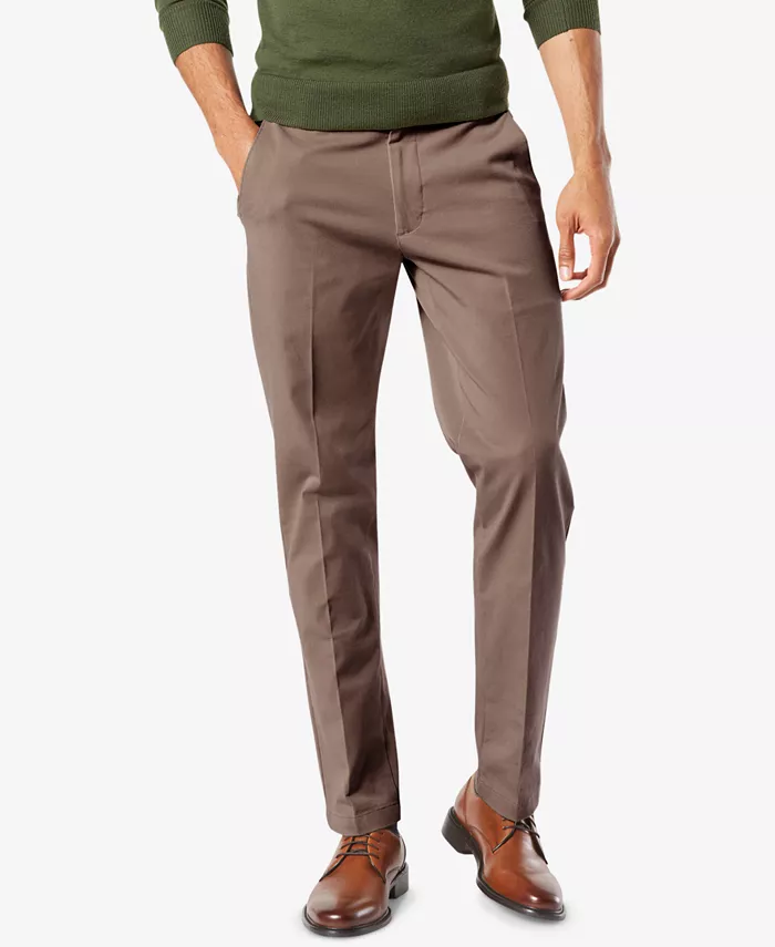 

Мужские рабочие брюки Workday Smart 360 Flex Slim Fit с эластичной тканью, цвет хаки Dockers, коричневый