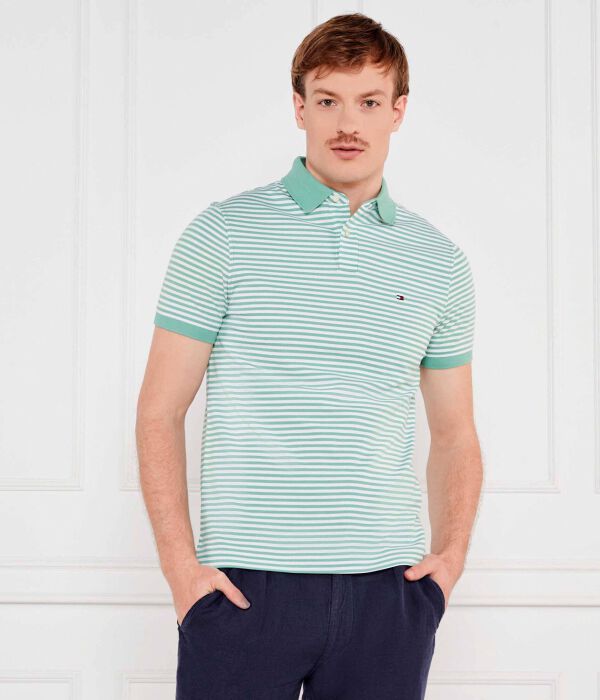 

Рубашка поло 1985 г. Regular fit Tommy Hilfiger, зеленый