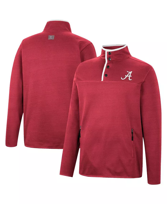 

Мужская куртка на четверть молнии Crimson Alabama Crimson Tide Rebound Colosseum