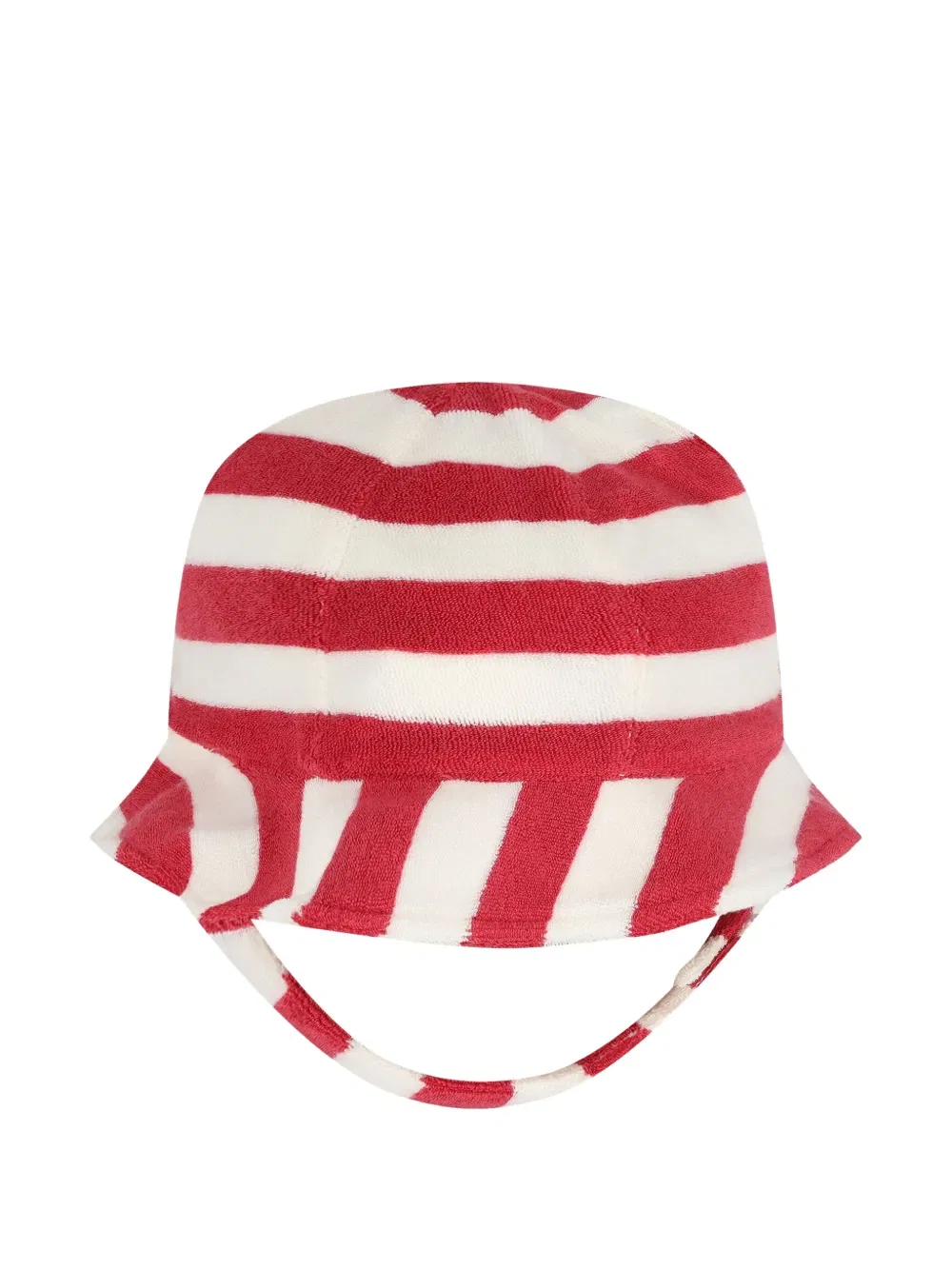 Комплект из полосатого платья с воротником (три предмета) Polo Ralph Lauren Kids, красный — фото 4