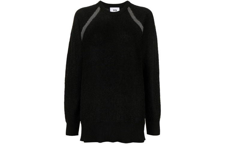 

Y-3 Свободный свитер FW21 женский черный