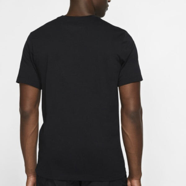 Футболка Air Jordan x PSG Crossover Paris Saint-Germain Short Sleeve 'Black White', черный — фото 3