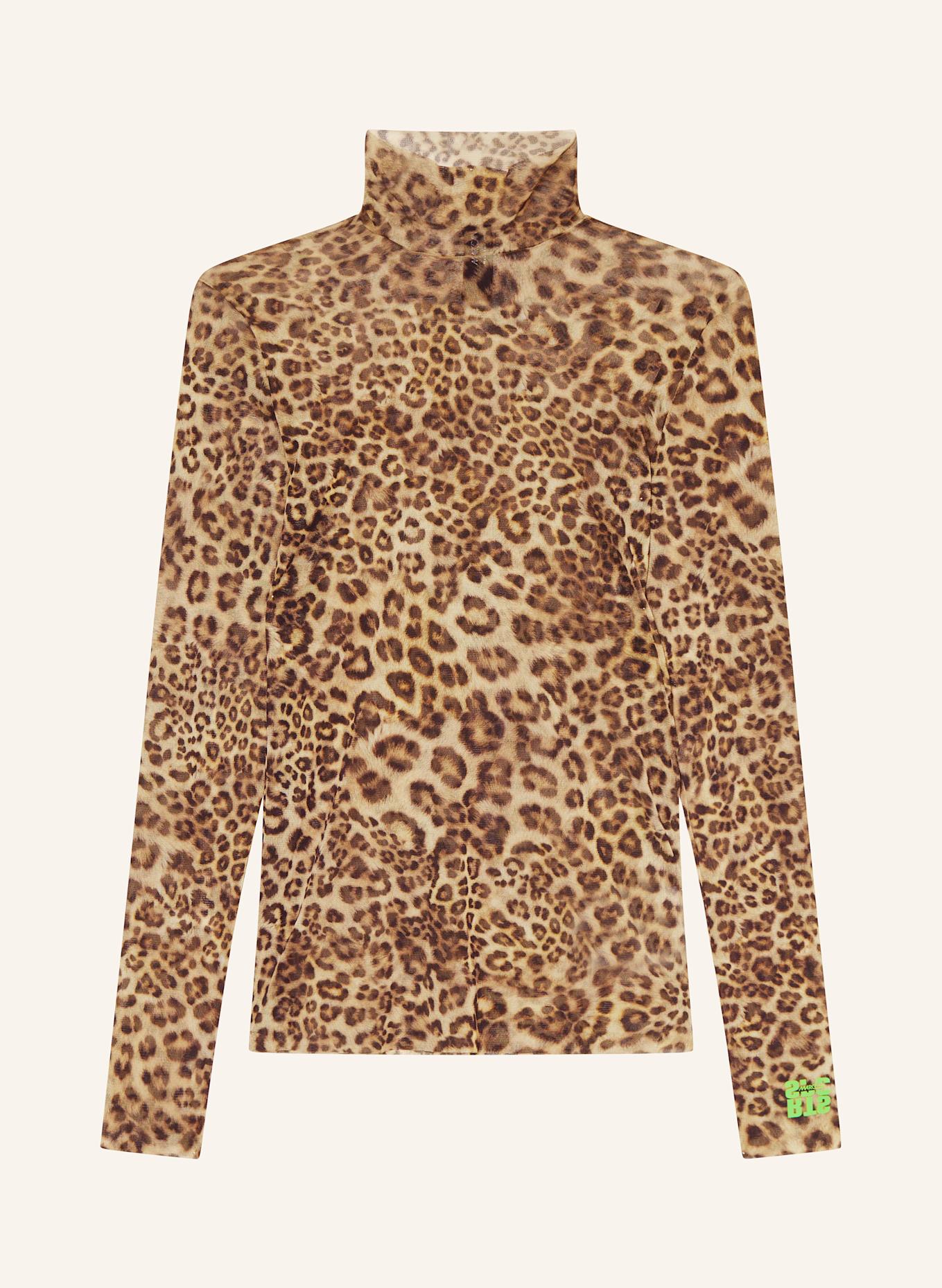 

Сетчатая рубашка с длинными рукавами Marc Cain, мультиколор