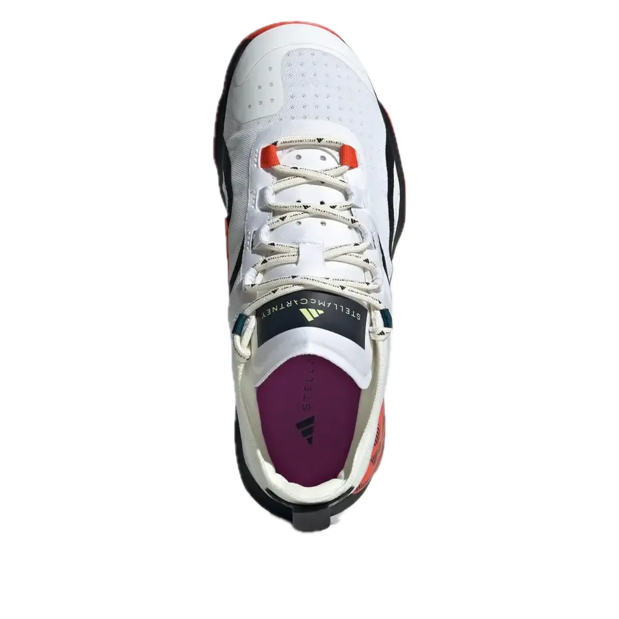 Кроссовки (WMNS) adidas Dropset By Stella Mccartney 'White Off White Active Orange', белый — фото 3
