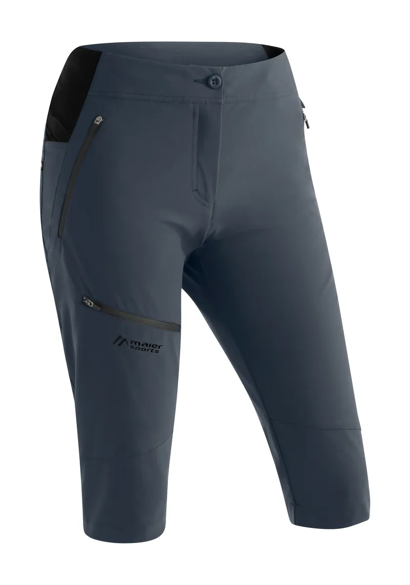 

Капри Maier Sports "Latit Capri Vario", женские капри, короткие походные брюки, уличные брюки с 4 карманами, стандартного кроя, серый